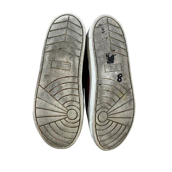 Flashy Glam red and black Marc by Marc Jacobs slip on shoes sz 6.5 stylish EU 37 - Picture 13 of 14